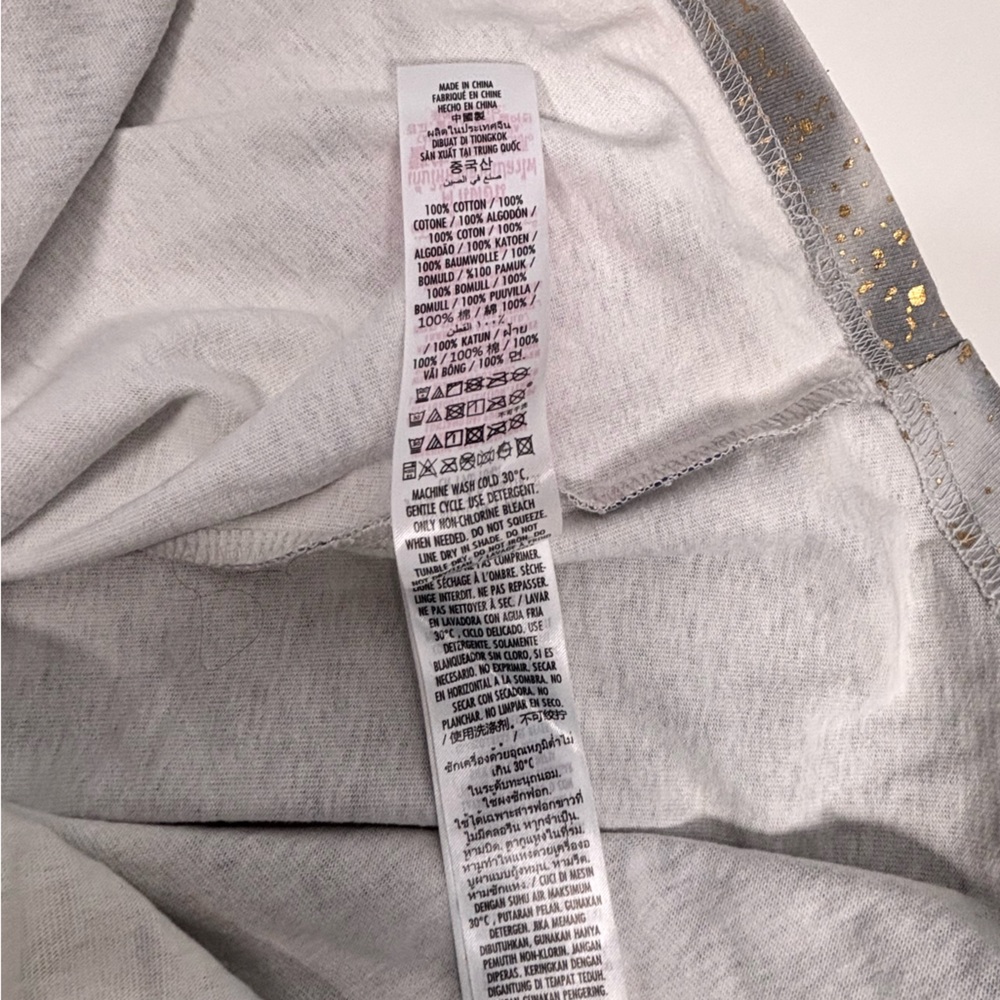 NWOT Disneyland Resort Spirit Jersey Grey Tie Dye Gold Castle Edition Large - Picture 8 of 13
